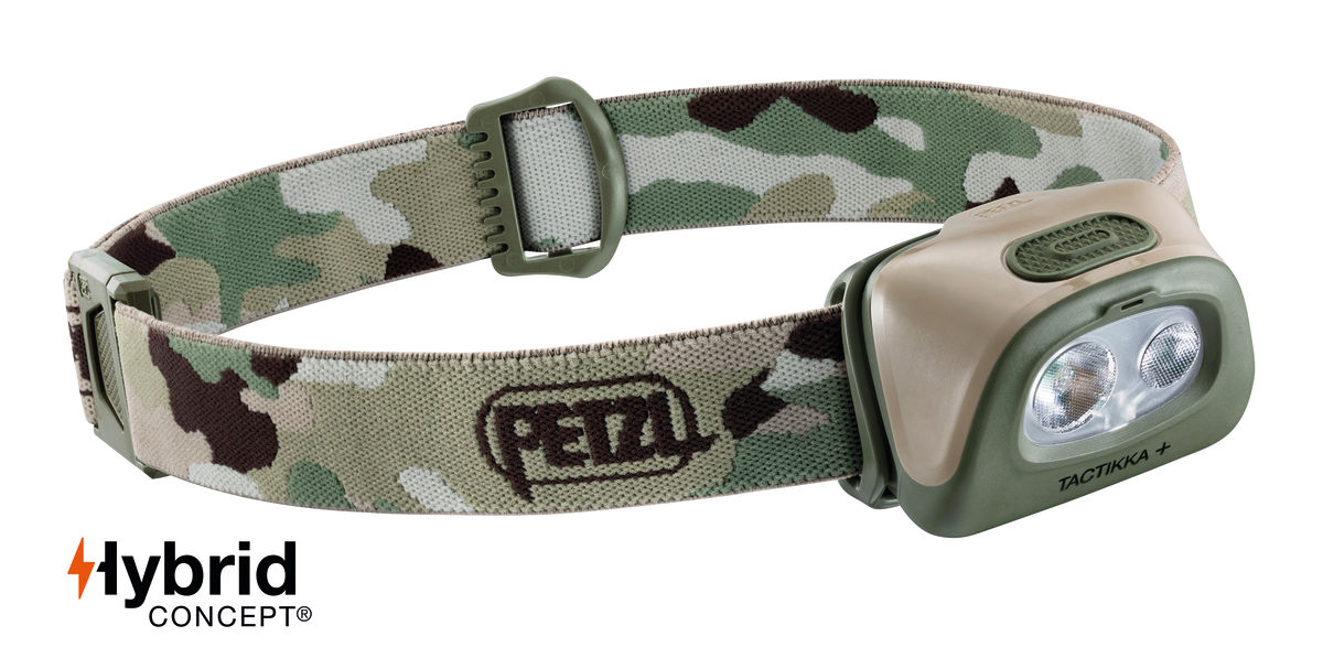 Petzl TACTIKKA Plus 19 Camo Head Torch 350 lumens